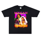 Rock Star T Shirt Megan Thee Stalliont Shirt Short Sleeve