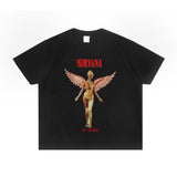 Rock Star T Shirt Printed T-shirt Cotton Loose