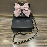 Chh Chrome Heart Leather Bag Chain Crossbody