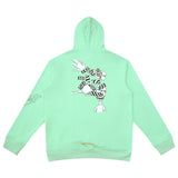 CHH Chrome Heart Hoodie Crowe Sweater High Street Graffiti Zebra Hooded Loose