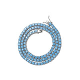 Zircon necklace full zirconium single row chain
