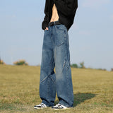 Unisex Jeans Retro Jeans Wide Leg Pants