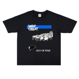 Rock Star T Shirt T-shirt Short Sleeve Loose Male and Female Trendy Brand Street