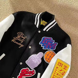 Unisex Baseball Jersey Fall/Winter Vintage Jacket