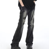 Unisex Jeans Vintage Wide Leg Jeans Straight Pants