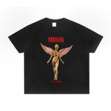 Rock Star T Shirt Printed T-shirt Cotton Loose