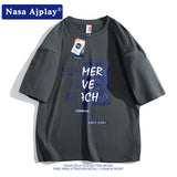 Nasa Tracksuit Short-Sleeve Shorts Suit Men's Summer Trendy Student Fitness Casual