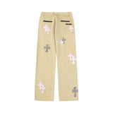 CHH Chrome Hearts Jeans Unisex Casual Loose Jeans
