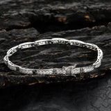 Zircon necklace long copper inlaid zircon bracelet