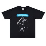 Rock Star T Shirt Ed Sheeran Printed Pure Cotton Loose T-shirt Men's and Women's Fashion Short Sleeve
