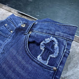 CHH Chrome Hearts Jeans Unisex Casual Loose Jeans