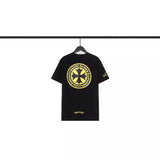 CHH Chrome Heart T Shirts Sanskrit Large Logo Cross Print Short Sleeve T-Shirt