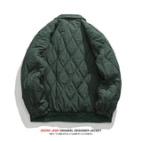 Men's Baseball Jacket Cotton-Padded Jacket Men's Winter Vintage Jacket