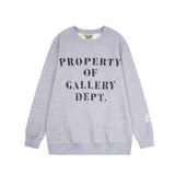 Gallery Dept Sweatshirts Unisex Loose Casual Crew Neck Sweater