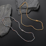Zircon necklace zircon colorful necklace
