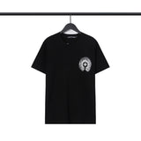 CHH Chrome Heart T Shirts Sanskrit cross logo short-sleeved men's T-shirt
