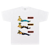 Rock Star T Shirt New Pants Band T-shirt Rock American Street Loose Trendy Men's Printed Short Sleeve