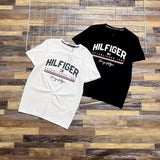 Tommy T Shirts Tommy Stitching Three-Dimensional Printing Couple's round Neck Short Sleeve T-shirt