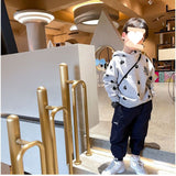 Boy Jacket Children's Sweater Spring and Autumn Fashion Brand Love Coat Top Western Style