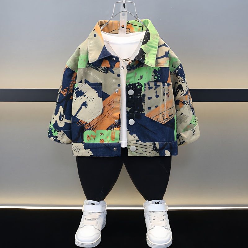Boy Jacket Spring Coat Boys Spring Clothing Little Boy Baby Fried Street Top