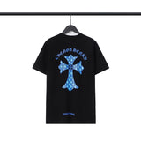 CHH Chrome Heart T Shirts Sanskrit Color Printing Loose Cotton Casual Crew Neck Short Sleeve T-Shirt