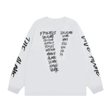 Vlone Sweatshirts Autumn/Winter Letter Pattern Crew Neck