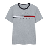 Tommy T Shirts Summer Pure Cotton Loose Casual Daily Bottoming Shirt