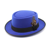 Walter White Hats Hat Female British Autumn Winter Retro Korean Style Fashion All-Matching Fedora Hat