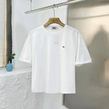 Tommy T Shirts Tommy Summer Tommy Men and Women Couple round Neck Short Sleeve