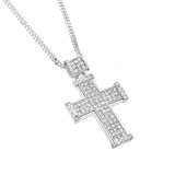 Jewelry Hip Hop Cross Diamond Pendant Necklace Crosses