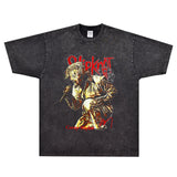 Rock Star T Shirt Slipknot Corey Taylor T-shirt Band Street Vintage Short Sleeve