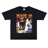 Rock Star T Shirt Mack 10 Hip Hop Hip Hop-Hop Short Sleeve Loose