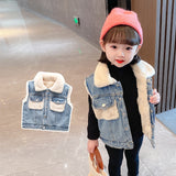 Girl Jacket Unisex Thickened Autumn and Winter