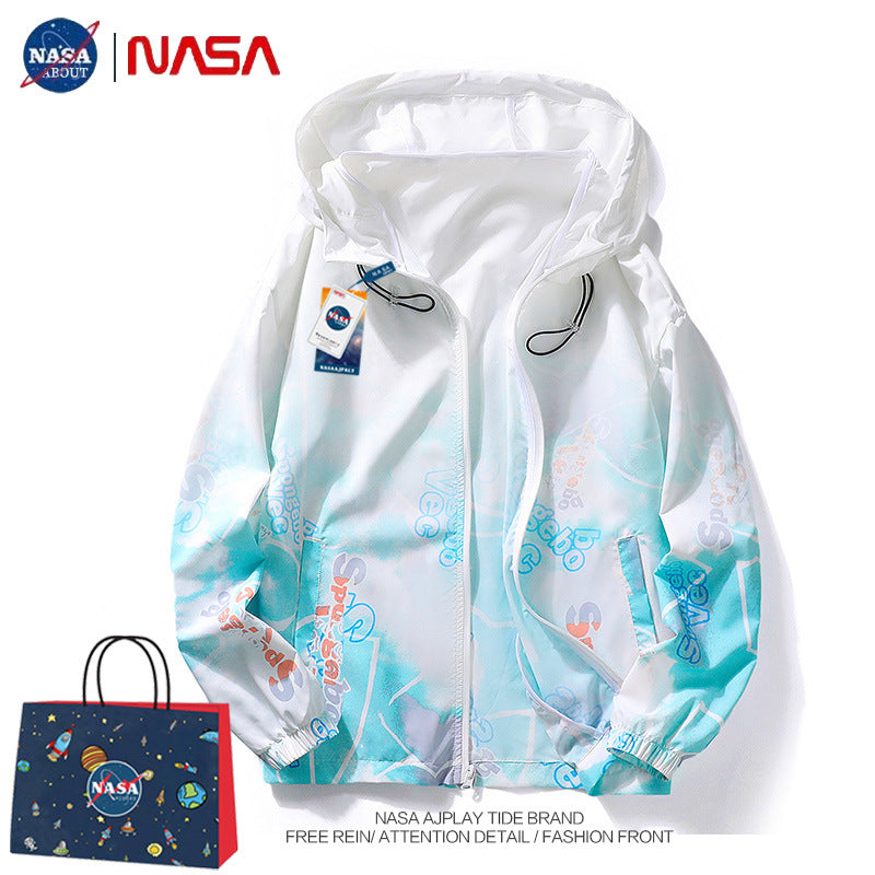 Nasa Sun Protection Shirt Men's Sun Protection Jacket Summer Sun Protective Clothes Breathable