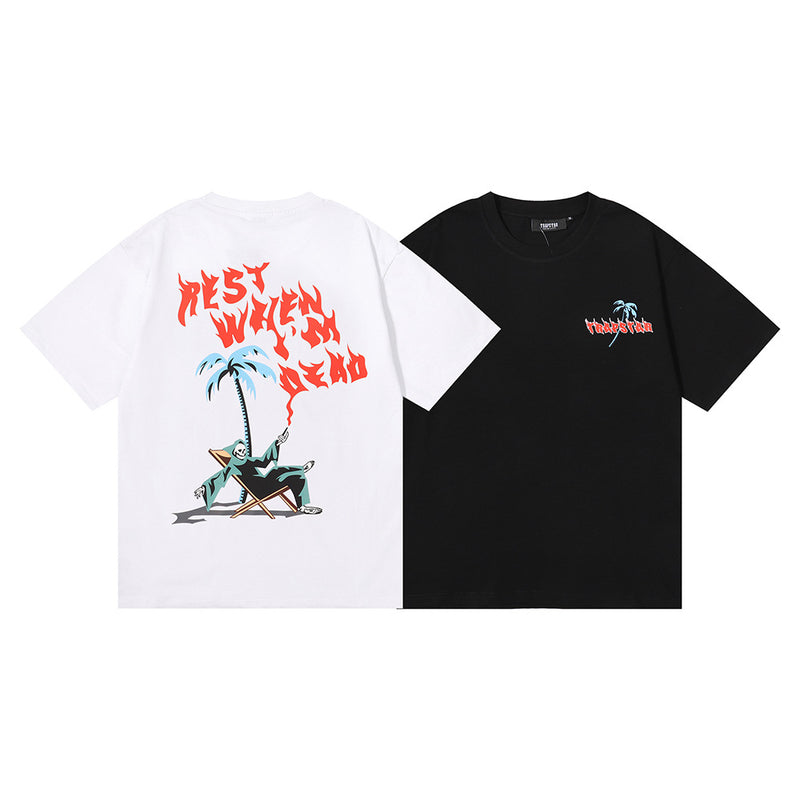 Trapstar T Shirts Trapstar Coconut Lounge Chair Print Short Sleeve T-Shirt