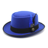 Walter White Hats Woolen Top Hat Dome Billycock Gentleman Fedora Hat