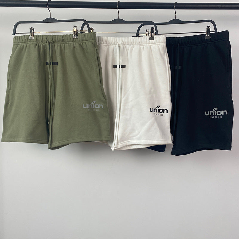 Fog Essentials Shorts Reflective Union Logo Fleece Shorts