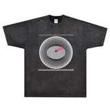 Rock Star T Shirt Queen Jazz Band Rock Small Neckline Loose Street Printed Short Sleeve
