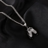 Jewelry Hip Hop Necklace Boxing Gloves Helmet Jersey Axe Hammer Pendant Necklace