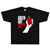 Rock Star T Shirt Green Day Kerplunk T-shirt Green Day Band Loose Short Sleeve