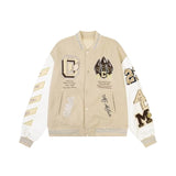 Unisex Baseball Jersey Spring and Autumn Vintage Loose Jacket