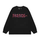 Vlone Sweatshirts Autumn/Winter Letter Crew Neck Pullover