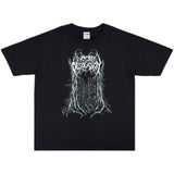 Rock Star T Shirt Woods of Settlement Band Washed Distressed T-shirt