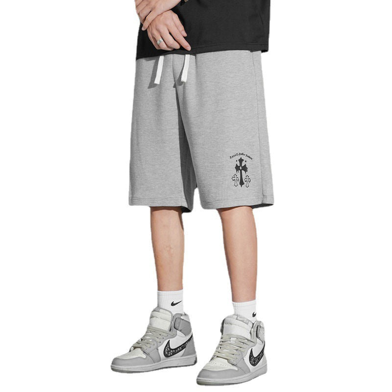 Nasa Shorts Sports Men's Summer Loose Street Versatile Shorts
