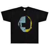 Rock Star T Shirt Daft Punk Random Access Memories T-shirt Loose Rock Short Sleeve