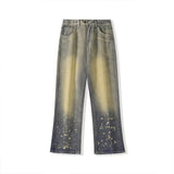 Unisex Jeans Vibe Washed Jeans Vintage Straight Pants Casual
