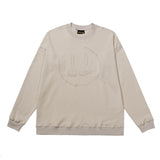 Drew House Sweatshirts Unisex Sketch Smiley Face Crew Neck Sweatshirts