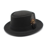 Walter White Hats Hat Female British Autumn Winter Retro Korean Style Fashion All-Matching Fedora Hat