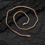 Zircon necklace zircon colorful necklace