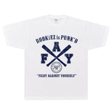Rock Star T Shirt ROOKiEZ Is PUNK'D T-shirt Small Collar Loose Trendy Men's Short Sleeve